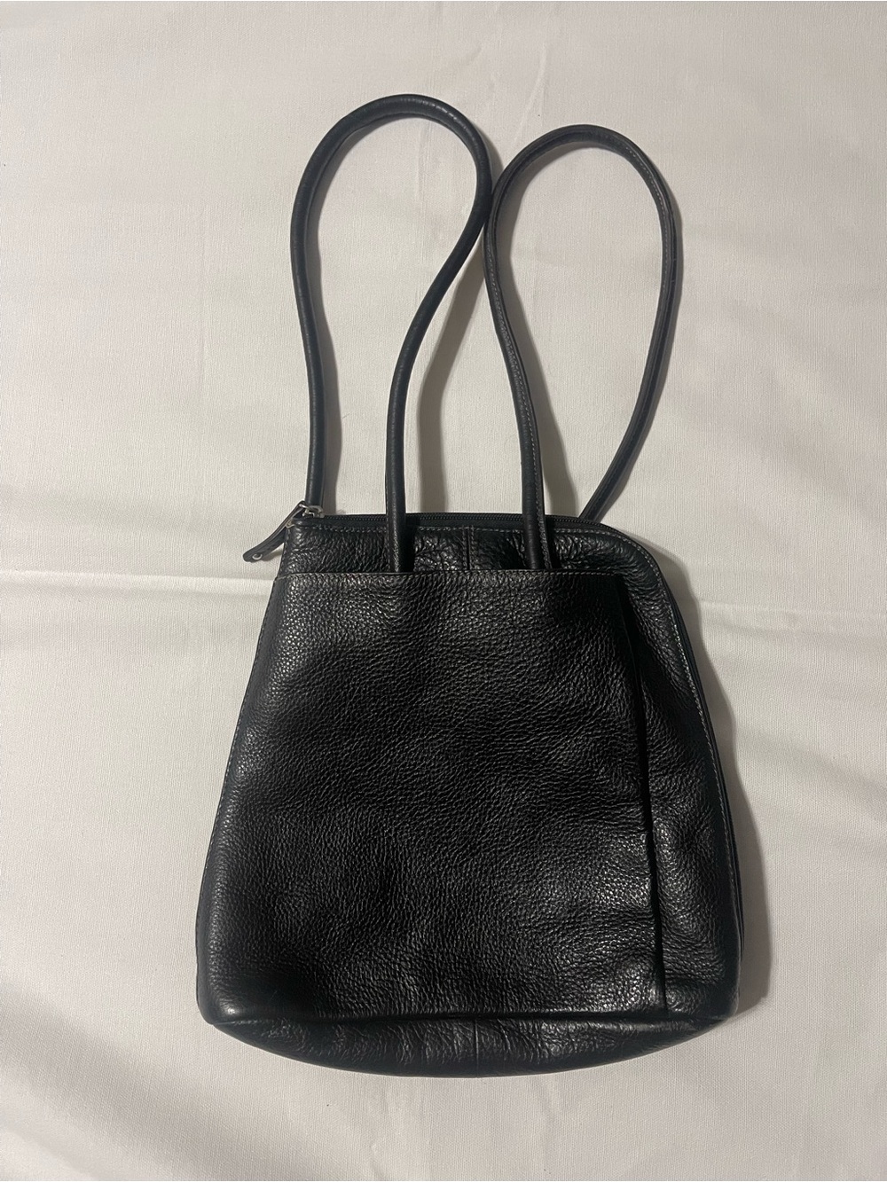 Clarks Black Pebbled Leather Shoulder Bag